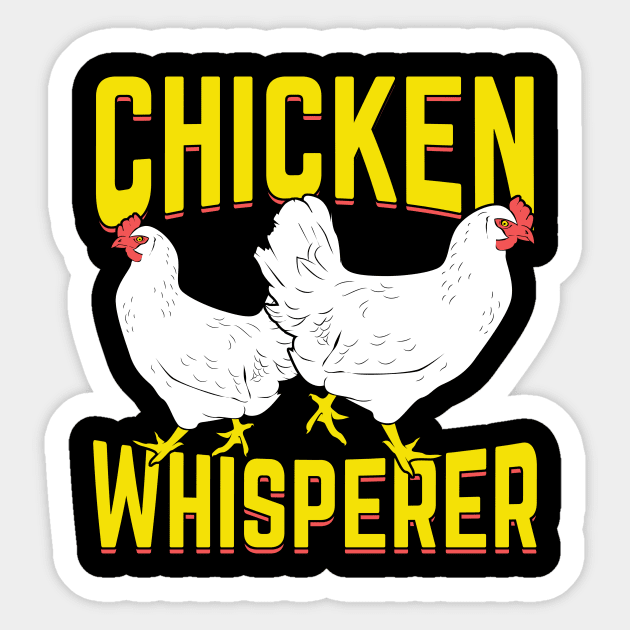 Chicken Whisperer Farming Farmer Gift Sticker by Dolde08